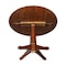 International Concepts Round 42 in Round Dual Drop Leaf Pedestal Table, 30.3 inH, Espresso, 42 W, 42 L, 30.3 in H, Wood K581-42DPT-27B - alternate 4